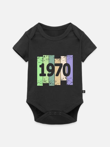 Kunstwerk 1970 - Baby Premium Kurzarmbody - Schwarz