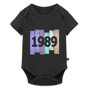 1989 - Baby Premium short-sleeve bodysuit - black - Front