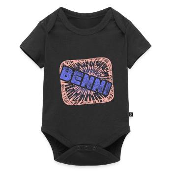 Colleague Benni - Baby Premium short-sleeve bodysuit - black - Front