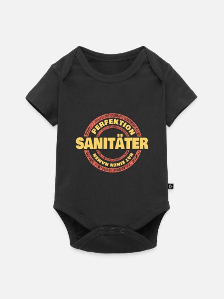 Sanitäter Sanitäter - Baby Premium Kurzarmbody - Schwarz