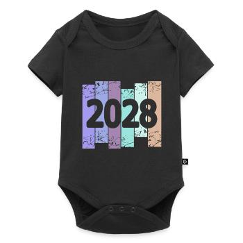 Goths 2028 - Body à manches courtes Premium Bébé - noir - Devant