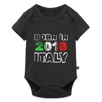 2018 - Body à manches courtes Premium Bébé - noir - Devant