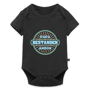 Vorname Andon - Baby Premium Kurzarmbody - Schwarz - Vorne