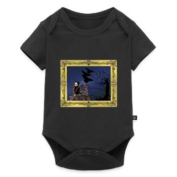 Horror Middle Ages Castle Fortress Grim Reaper Death - Baby Premium short-sleeve bodysuit - black - Front