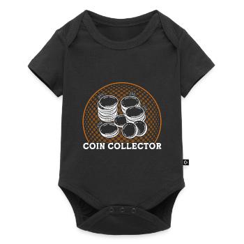 Coin Collecting Coin Collector Gift - Baby Premium short-sleeve bodysuit - black - Front