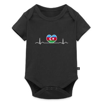 Azerbaïdjan - Body à manches courtes Premium Bébé - noir - Devant