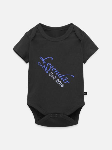2014 - Baby Premium Kurzarmbody - Schwarz