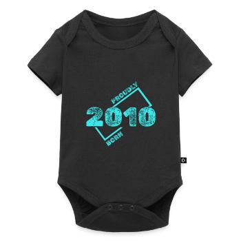 Born 2010 - Baby Premium short-sleeve bodysuit - black - Front