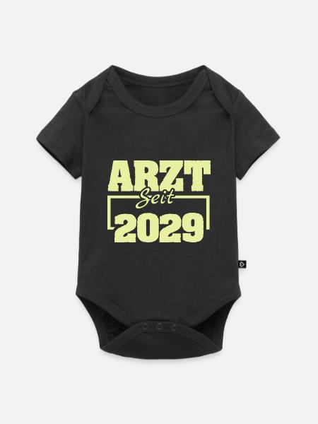 2029 - Baby Premium Kurzarmbody - Schwarz