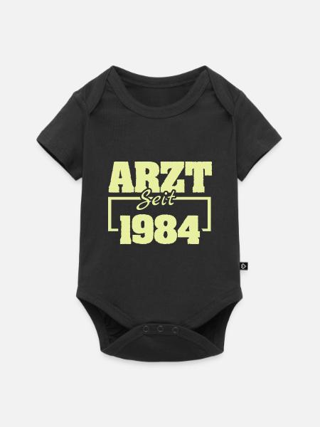 Chefarzt 1984 - Baby Premium Kurzarmbody - Schwarz