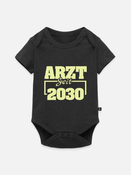 2030 - Baby Premium Kurzarmbody - Schwarz