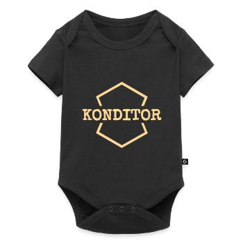 Cadeau pour chef pâtissier - Body à manches courtes Premium Bébé - noir - Devant