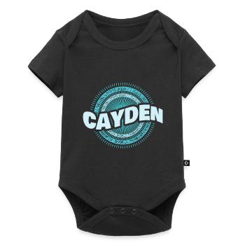 Cayden comme idée cadeau - Body à manches courtes Premium Bébé - noir - Devant