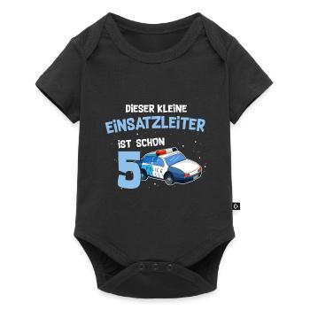 5 Birthday Police 5 Year Old - Baby Premium short-sleeve bodysuit - black - Front
