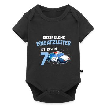 7 Birthday Police 7 Year Old - Baby Premium short-sleeve bodysuit - black - Front