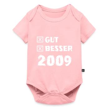 2009 - Baby Premium Kurzarmbody - Rosa - Vorne