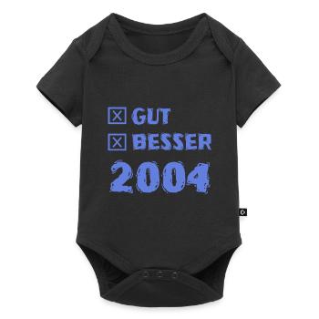 Besser 2004 - Baby Premium short-sleeve bodysuit - black - Front