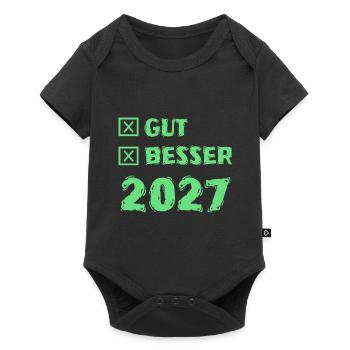 2027 - Baby Premium short-sleeve bodysuit - black - Front