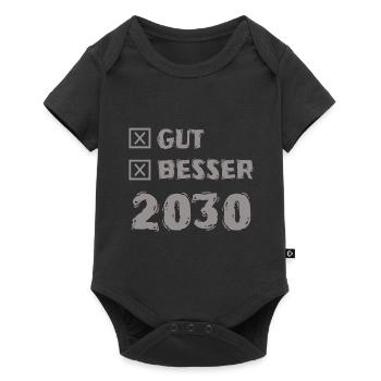 Année 2030 - Body à manches courtes Premium Bébé - noir - Devant