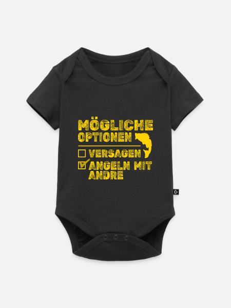 Andre Andre - Baby Premium Kurzarmbody - Schwarz