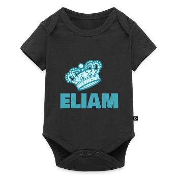 First name Eliam - Baby Premium short-sleeve bodysuit - black - Front