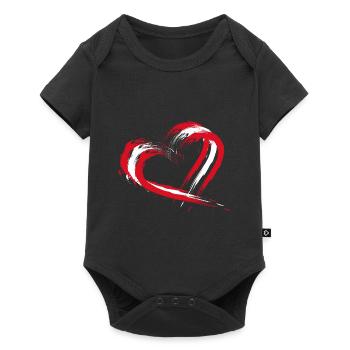 Pérou - Body à manches courtes Premium Bébé - noir - Devant