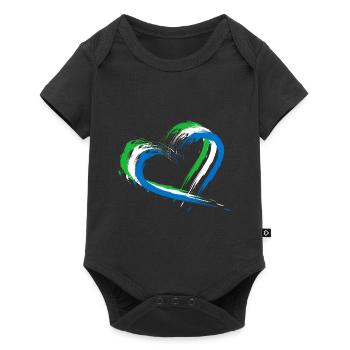 Sierra Leone - Baby Premium short-sleeve bodysuit - black - Front