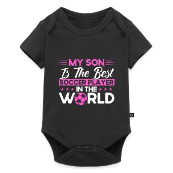 Football Mom Sports Fan Football Gift - Baby Premium short-sleeve bodysuit - black - Front