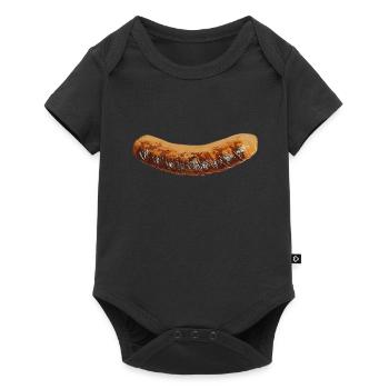 Bratwurst - Baby Premium Kurzarmbody - Schwarz - Vorne