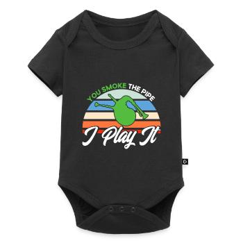 Scottish bagpipes Bagpipes Bagpipes Gesche - Baby Premium short-sleeve bodysuit - black - Front