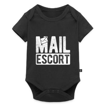 Briefträger Und Paket-Zusteller Für Postboten - Baby Premium Kurzarmbody - Schwarz - Vorne