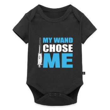 My Wand Chose Me General Internist - Baby Premium Kurzarmbody - Schwarz - Vorne