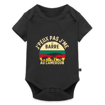 J peux pas j me barre Au Cameroun - Body à manches courtes Premium Bébé - noir - Devant