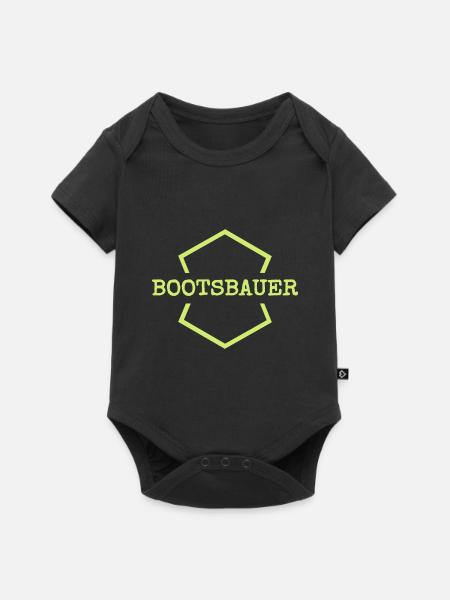 Geschenk für Bootsbauer - Baby Premium Kurzarmbody - Schwarz