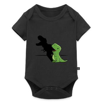 T Rex Shadow TRex With Screaming Shadow - Baby Premium Kurzarmbody - Schwarz - Vorne