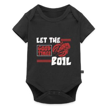 Crabs cooking Funny crayfish Lobster - Baby Premium short-sleeve bodysuit - black - Front