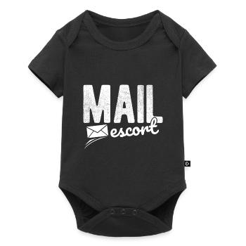Briefträger Und Paket-Zusteller Für Postboten - Baby Premium Kurzarmbody - Schwarz - Vorne
