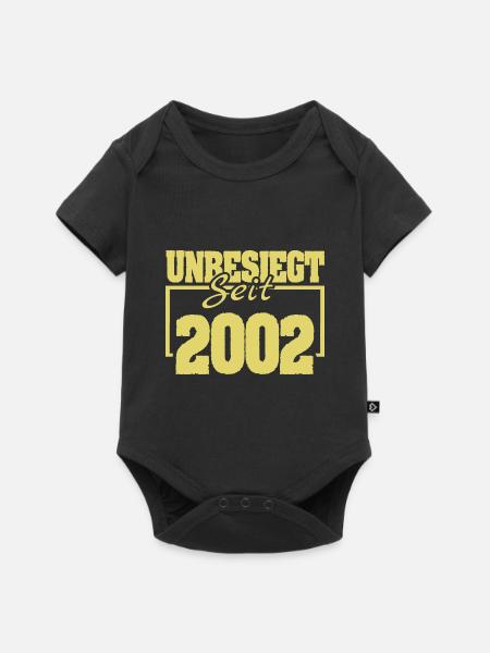 seit 2002 - Baby Premium Kurzarmbody - Schwarz