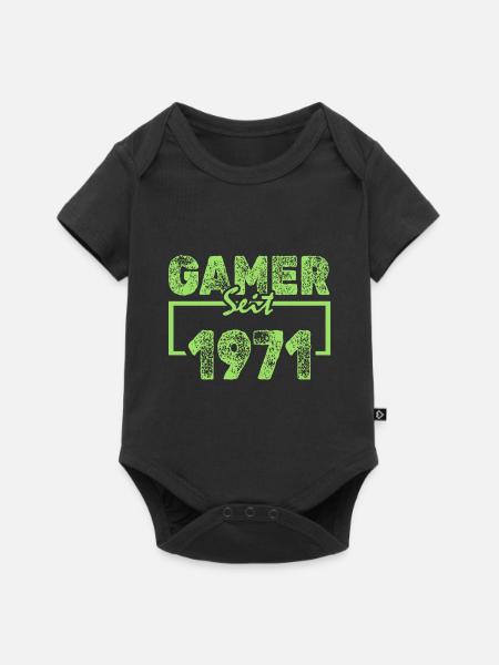 Freak 1971 - Baby Premium Kurzarmbody - Schwarz
