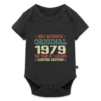 Legend since 1979 Born in 1979 - 45th Birthday - Baby Premium short-sleeve bodysuit - black - Front