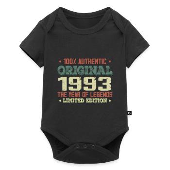 Légende Depuis 1993 Né en 1993 - 31e Anniversaire - Body à manches courtes Premium Bébé - noir - Devant