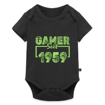 1959 - Baby Premium short-sleeve bodysuit - black - Front