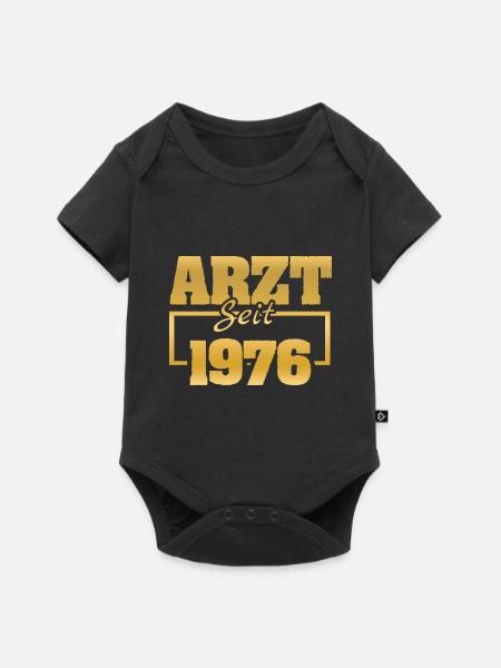 Ärztin 1976 - Baby Premium Kurzarmbody - Schwarz