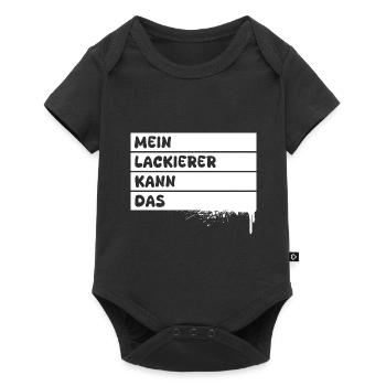 Peintre de métier - Body à manches courtes Premium Bébé - noir - Devant