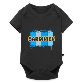 Sardaigne comme Sardaigne - Body à manches courtes Premium Bébé - noir - Devant