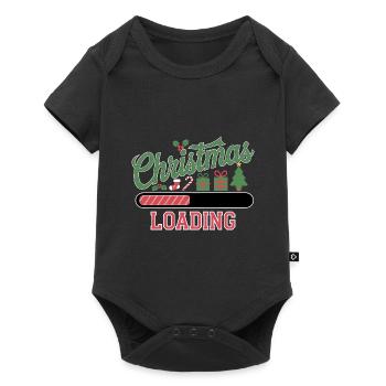 Christmas Loading Loading Bar Christmas - Baby Premium short-sleeve bodysuit - black - Front
