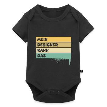 Profession Designer - Baby Premium short-sleeve bodysuit - black - Front