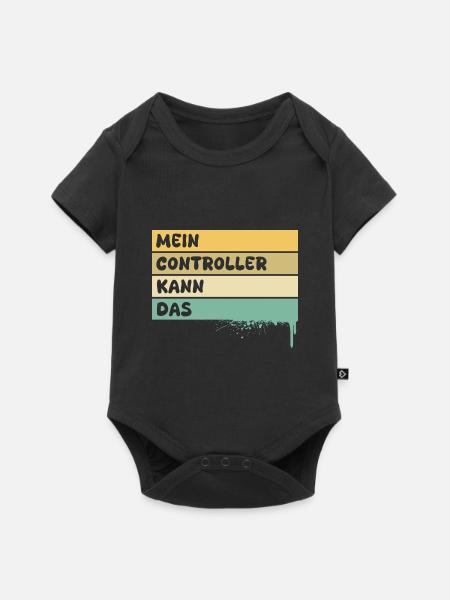 Geschenk für Controller - Baby Premium Kurzarmbody - Schwarz