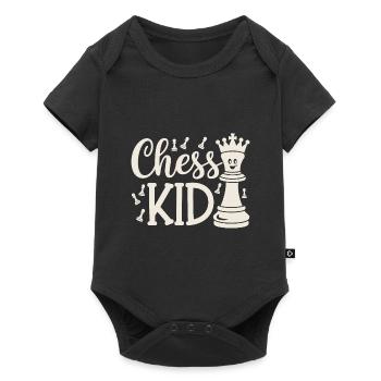 Chess Kid Chess Kids Dictons Citations - Body à manches courtes Premium Bébé - noir - Devant