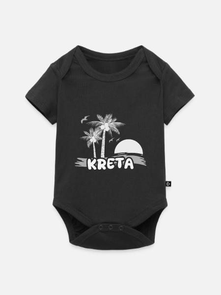 Strand Kreta - Baby Premium Kurzarmbody - Schwarz